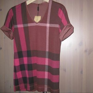 Burberry plaid shirt